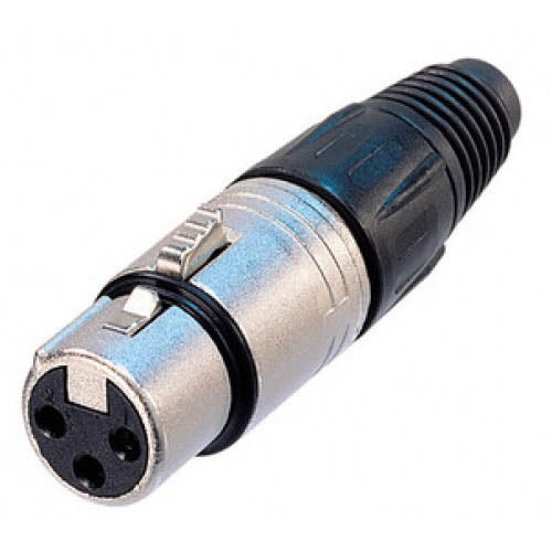Neutrik 3 Pin XLR Female Connector NC3FX Neutrik 3 Pin XLR Female Connector NC3FX